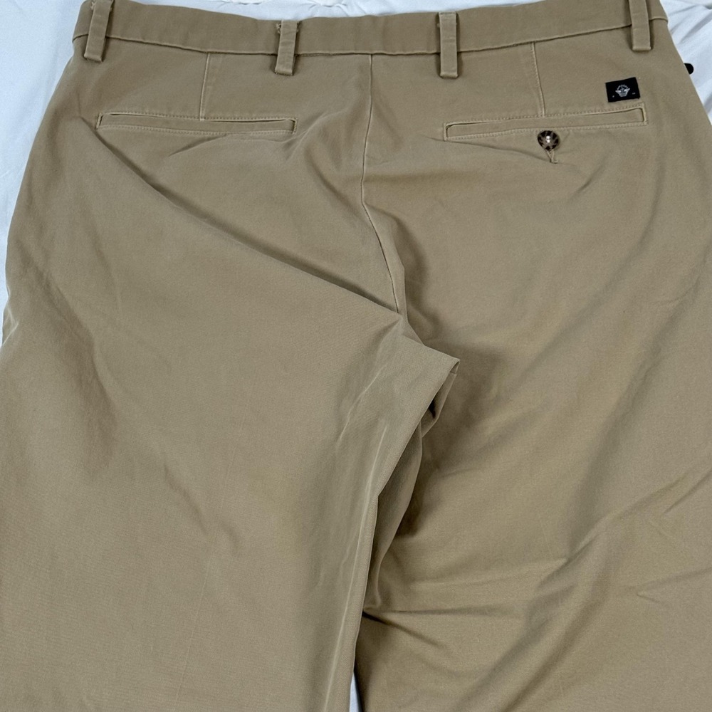 Dockers Pants 38x33 Khaki Workday Straight Smart 360 Flex Stretch Career Preppy - Picture 15 of 15